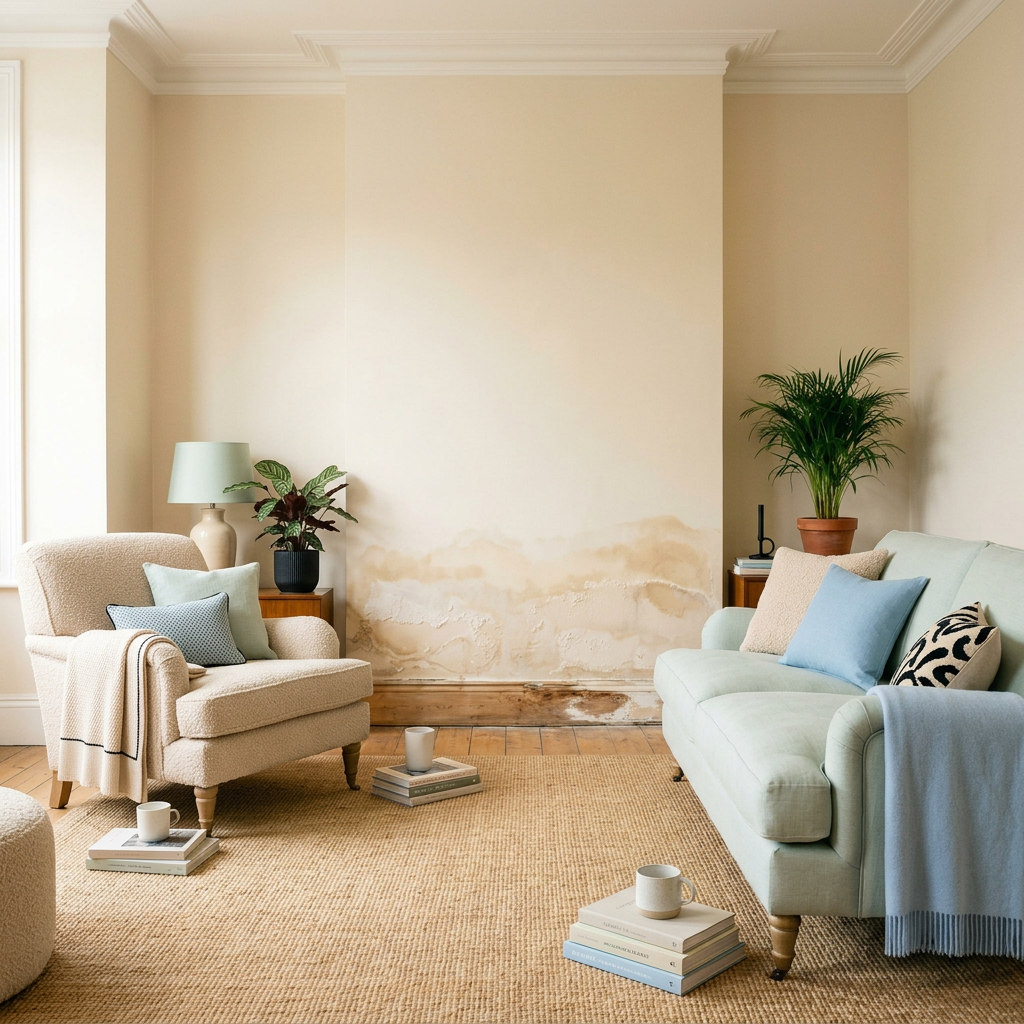 Humedad por capilaridad en pared